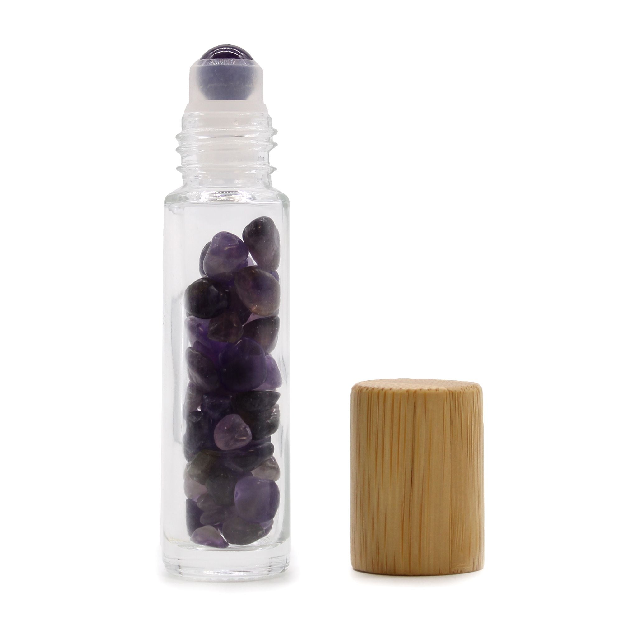 Amethyst ~ Empty Gemstone Roller Bottle
