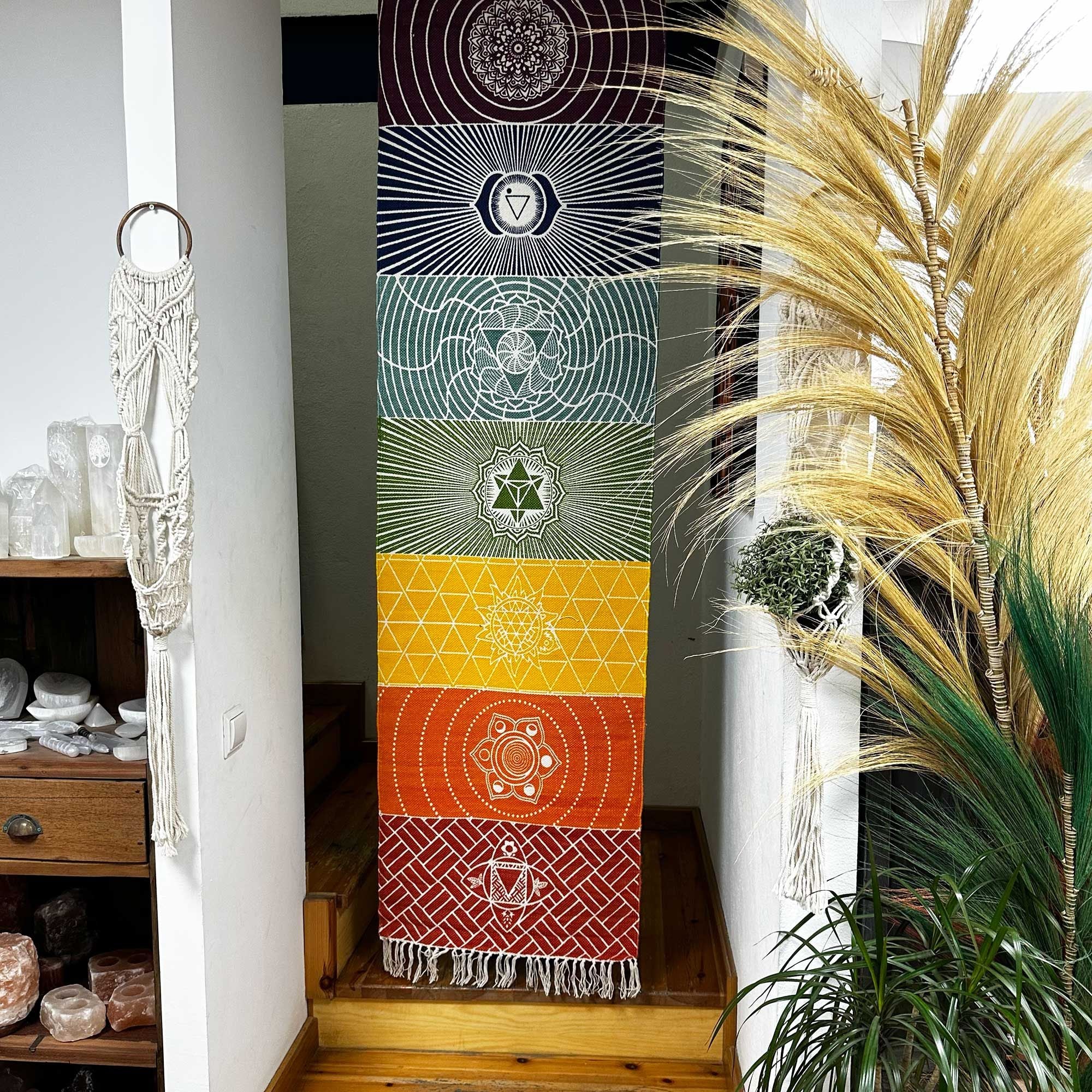 Ancient Wisdom Chakra Yoga Runner Rug