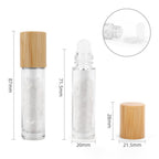 Rock Quartz ~ Empty Gemstone Roller Bottle