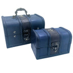 Treasure Chests in Teal Blue ~ Set of 2