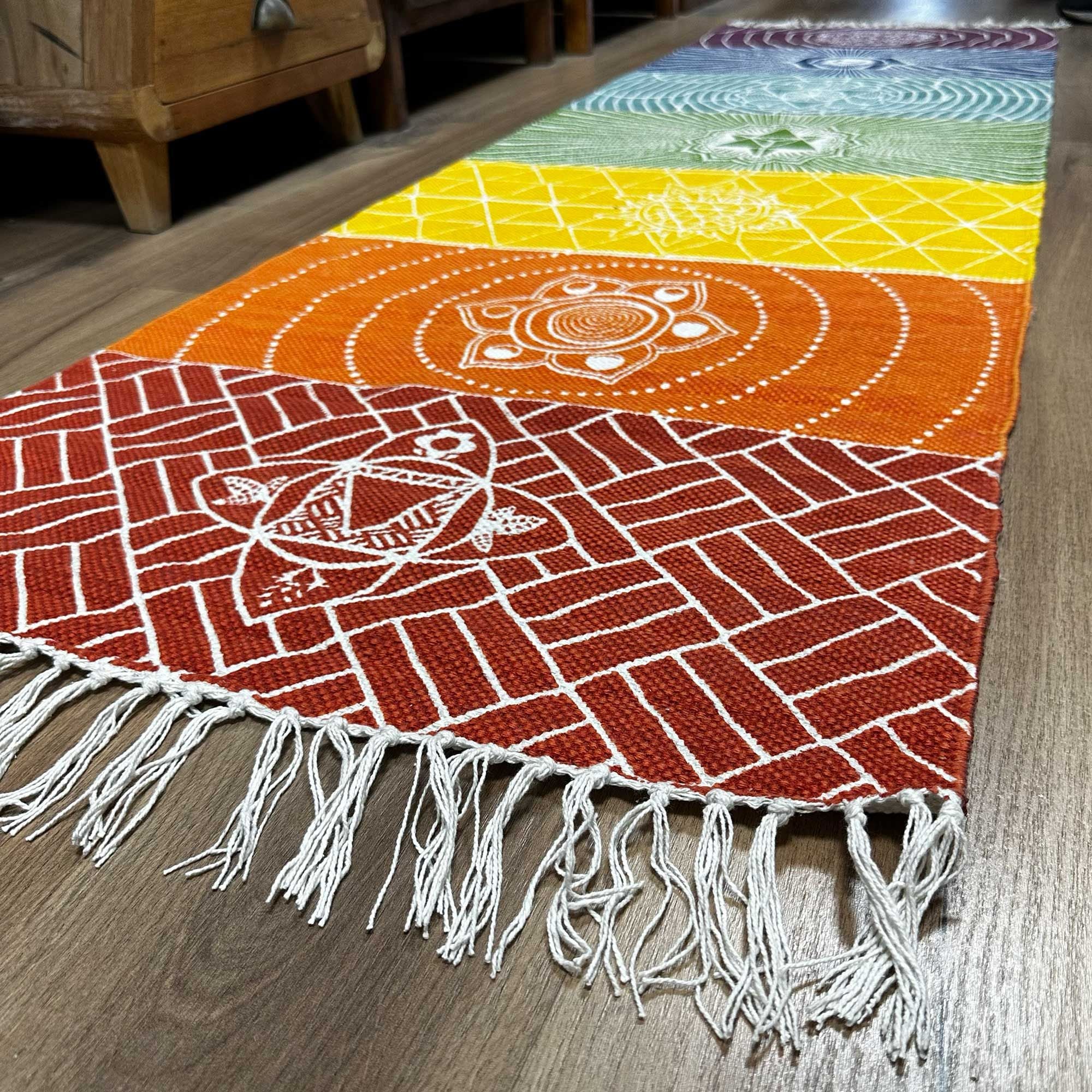 Ancient Wisdom Chakra Yoga Runner Rug